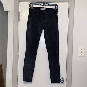 Wild fox- Marianne mid rise skinny coated denim